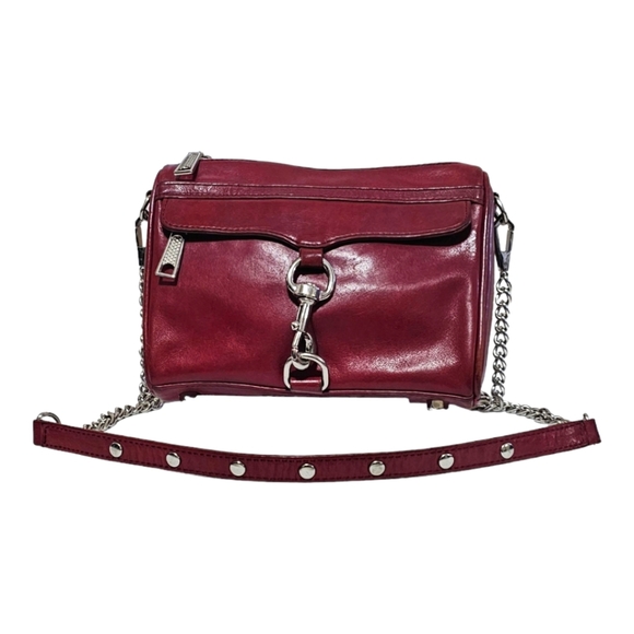 Rebecca Minkoff Handbags - REBECCA MINKOFF M.A.C Crossbody with Chain Strap Sienna Brick
